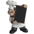 thumbnail image 2 of George S. Chen Imports Chef Holding A Tray Figurine, 11", 2 of 2