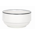 thumbnail image 1 of Mainstays Black rim grès Round Bowl, 1 of 5