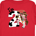 thumbnail image 4 of Inktastic I'm Two-cowgirl Riding Horse Birthday Girls Long Sleeve Toddler T-Shirt, 4 of 5