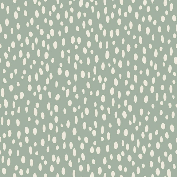 Chesapeake Pixie Gold Dots Wallpaper, 20.9-in by 33-ft