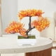 thumbnail image 5 of Bonsái artificial Zulema Planta en maceta decoración hogar amarillo bonsái falso, 5 of 7