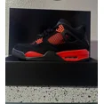 thumbnail image 1 of Jo r-dan 4 Retro Red Thunder Size 9.5, 1 of 6