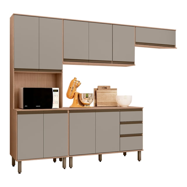 Cocina Modular Bossa Vicenza 5 Piezas Havana/Taupe