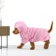 thumbnail image 4 of Sudadera con capucha de poliéster para mascotas, cálida, para invierno, para perros, cachorros y gatos (rosa XXL), 4 of 10