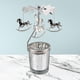 thumbnail image 5 of 3x Candelabro giratorio Candelabro Caballo y copo de nieve y flores, 5 of 7