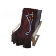 thumbnail image 4 of Bar Soft Flannel Fleece Throw Blanket, Cocktail Glass on a Brick Wall Pub Urban Night out Nightclub, Cozy Plush for Indoor and Outdoor Use, 50" x 60", Burgundy Azure Blue, by Ambesonne, 4 of 6