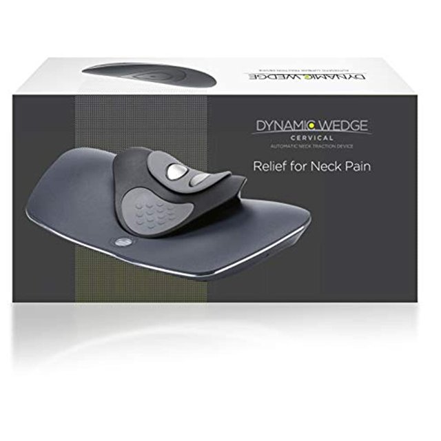 Dynamic Wedge Cervical Neck Traction Device with Heat Therapy and