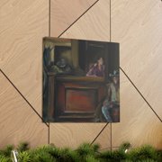 Wild West Saloon Scene - Canvas