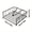 A Section - Black, variant on Single Diamond Grid Metal Napkin Holder, Vertical Tabletop Napkin Organizer for Coffee Shops and Restaurants, Kitchen Storage and Decorative Accessory