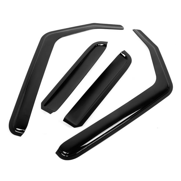 Rain Sun Shade Weather Shield Window Sun Rain Guard Window Visor Shades Sun Rain Guard Deflector Fits For JK 06-17 4 Doors
