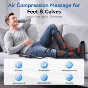 FIT KING Leg Massager with Heat, Leg and Foot Massager for Circulation, with Handheld Controller 3… — $99.99 (29% off)
