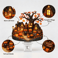 thumbnail image 2 of Halloween Tree House Night Light, Spooky Ghost Pumpkin Wall Lamp, Plug In Nightlight, Soft Warm Glow, Halloween Home Decor, Bedroom Corridor Lighting, Holiday Gift D, 2 of 9