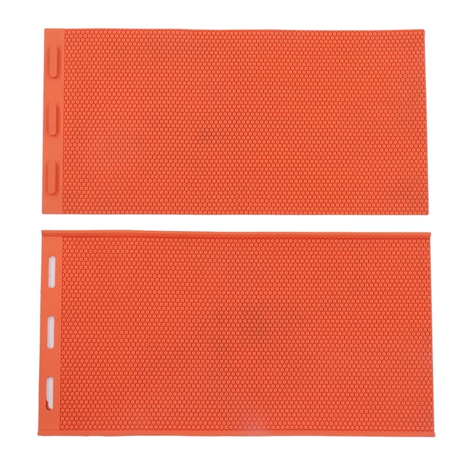2 uds 5,4mm cera de abejas prensa hoja molde base plegable silicona cera de abejas molde para apicultura naranja
