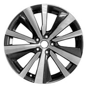 Remanufactured Machined and Painted Black Aluminum Wheel 19 x 8 fits 2019-2022 Nissan Altima