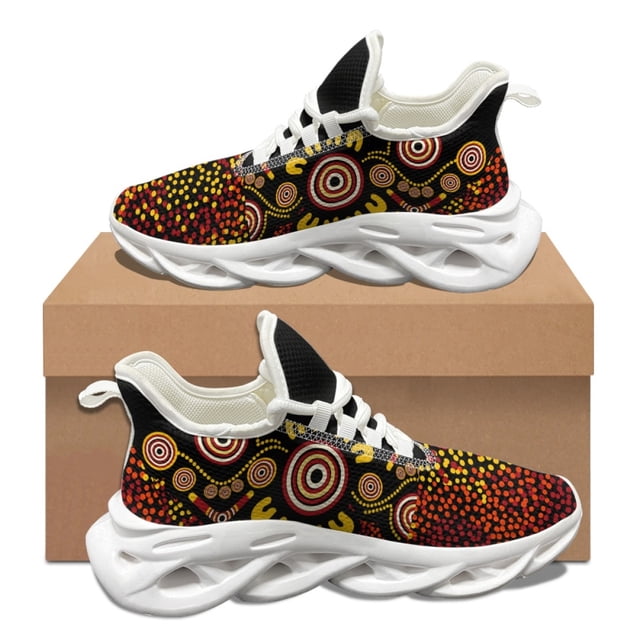 Zapatillas deportivas informales para mujer, con estampado de tótem de arte tribal africano, para exteriores, para correr, resistentes al desgaste, antideslizantes