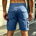 thumbnail image 4 of ZHOGXU Mens Shorts Versatile Loose Fit Zipper Breathable With Pocket Comfortable Everyday Wear, 4 of 7