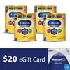 Free $20 Walmart eGift Card with Purchase of 4 Enfamil NeuroPro Baby Formula Value Cans