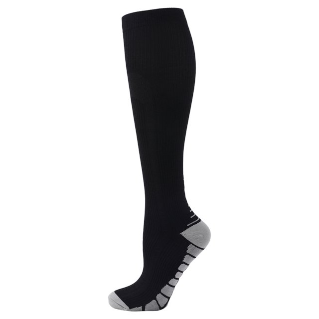 Compression Socks Football 20-30 mmHg Support Recovery Moisture Wicking Black