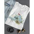 thumbnail image 3 of Illustrated State-virginia T-Shirt Women -Jacob Green Designs, Female 4X-Large, 3 of 4