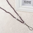 thumbnail image 3 of MLINS  Phone Lanyard Wrist Purple Beaded Keychain Pendant Strap Lanyards Violet, 3 of 8