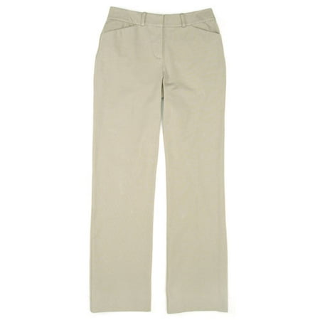 Women's Petite Khaki Stretch Pant