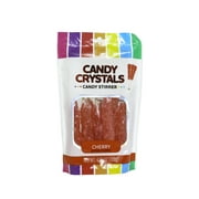 Hilco Candy Crystals Cherry Flavored, Candy Stirrers, 4.23 oz, 8 Pack Regular Size