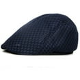 thumbnail image 2 of Cheers.US Mens Mesh Flat Cap Breathable Summer Newsboy Hat Beret Cabbie Ivy Hat Gatsby Newsboy Hat for Driving Hunting, 2 of 2