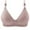 Gray, variant on QLEICOM Everyday Bras for Women, Women's Comfort Lift Wirefree Bra Print Gathered Together Daily Bra Underwear No Rims Bras No Underwire Pink Cup 40/90BC