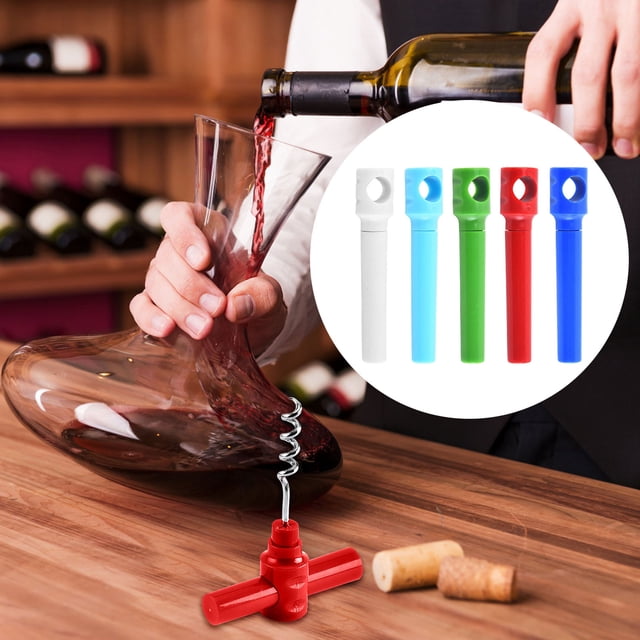Portable Corkscrew and Set for Bar Kitchen Pocket Accessories Durable Stainless Steel Corkscrew with Pen Holder Versatile and Cork