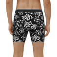 thumbnail image 4 of Picia Snake Pattern Men's Athletic Long Leg Briefs , Performance Stretch Underwear，Moisture-Wicking, 4 of 7