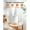 TaoTronics Humidifier, Top Fill 4.5L Ultrasonic Cool Mist Humidifiers