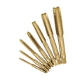 thumbnail image 4 of Juego de de roscar métricos para máquina, brocas rectas y estriadas para roscar tuberías., 4 of 8