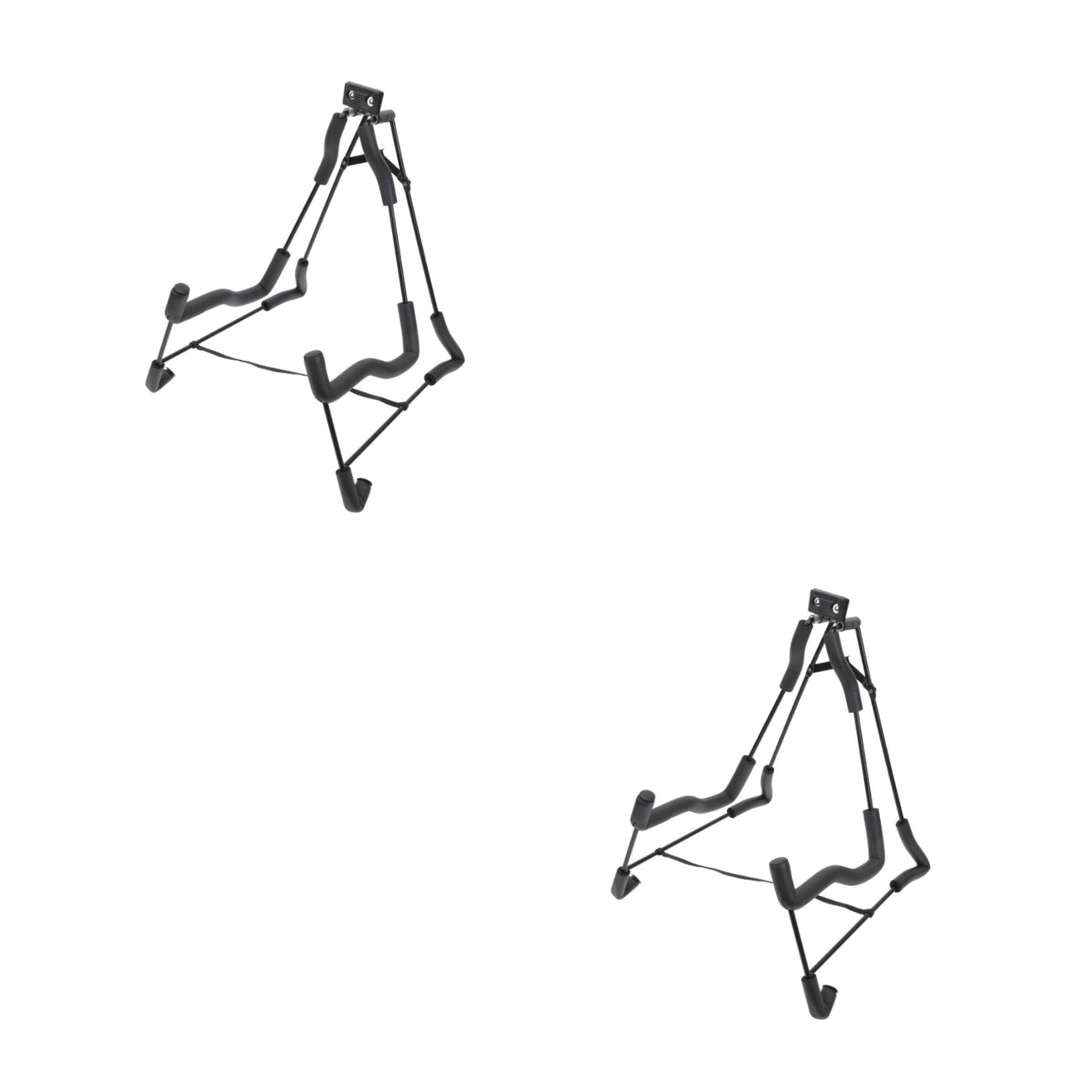 LABRIMP A-Shaped Guitar Holder Iron with Sponge for Instruments 2Pcs