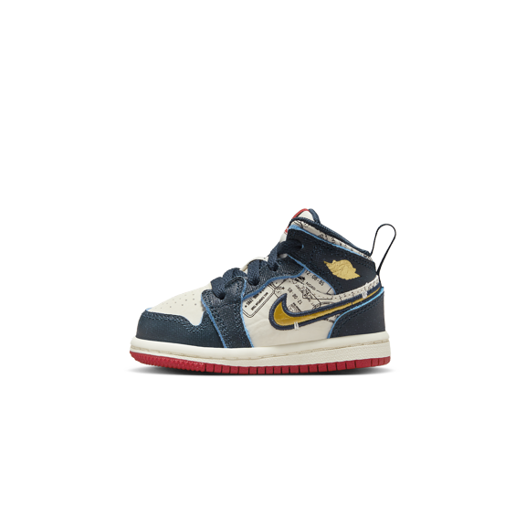 JORDAN TODDLER Air Jordan 1 Mid SE TD "Take Flight" FN1351 400 from Stadium Goods