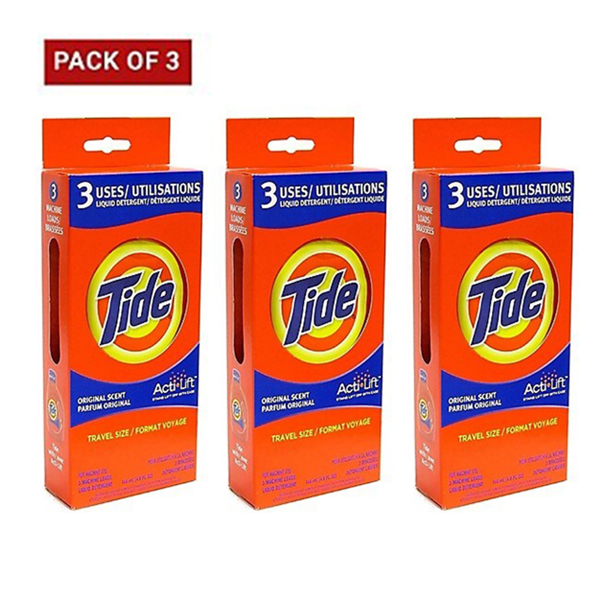 Tide 1 Load Liquid Detergent 3 Per Pack X 48ml, Pack Of 3