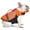 Orange, variant on Dog Life Jacket with Chin Float, Front Float Vest with Chin Support for Swimming Pool and Boating