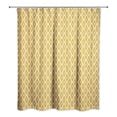 thumbnail image 2 of Creative Products Yellow Diamond Zig Zag Pattern 71x74 Shower Curtain, 2 of 2