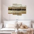 thumbnail image 2 of Elephant Stock Umber Light I Wall Art - Horizontal Multi Panel Canvas - Living Room Wall Decor - Abstract Multi Panel - Brown And Beige Decor By Tim O'toole - 43" x 27", 2 of 4