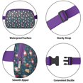 thumbnail image 5 of Dark Blue Christmas Gnome and Gift Pattern Cute Fanny Packs for Women,Travel Waterproof Crossbody Fanny Bags Waist Purse for Women Anti Theft Adjustable Strap for Running Travel Cycling, 5 of 6