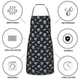 thumbnail image 6 of Zufioo Fastfood for Lock Hem Apron with Pockets, Stain and Oil Proof Tie-down Apron for Cooking Barbecue Restaurant, Unisex-One Size, 6 of 9
