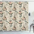 thumbnail image 1 of Ambesonne Colorful Shower Curtain, French Eiffel Tower Image, 69"Wx84"L, Multicolor, 1 of 3