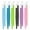 type:style2, variant on Set of 12 cuticle pusher tools, 2 pcs/set, Rubber/Plastic, Multicolor