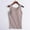 Coffee, variant on Elvqul Cotton Tank Tops Women Under $5 Pullover Plain Sleeveless Padded Round Neck Comfortable Beige Tops