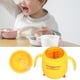 thumbnail image 4 of Botella De Agua Para Bebé, Taza De Alimentación De Bebé Saludable Redonda, Apariencia Linda Para El Hogar Infantil Al Aire Libre Del Bebé ZAQW Polluelo, 4 of 8