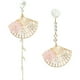 thumbnail image 1 of 1 par de pendientes en forma de abanico Pearas Pendientes largos Joyas para mujeres creativas, 1 of 5