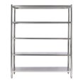 thumbnail image 4 of Griptix Stainless Steel Shelving 5 Tier Adjustable Shelf Storage Heavy Duty Shelving NEW, 4 of 7