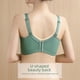 thumbnail image 2 of Sujetador de encaje sin aros para mujer, copa gruesa, pecho pequeño, push-up, ajustable, conjunto de ropa interior sexy para mujer Auxilion, 2 of 5