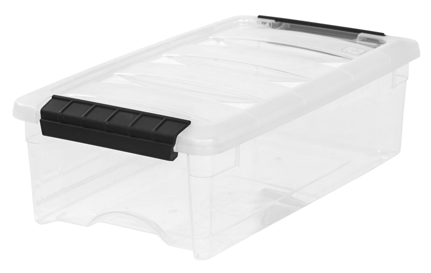 DURABI Polypropylene Storage Tote,10 gal.,Clear,13-1/2 In Clear 8510GRCL.10 H 