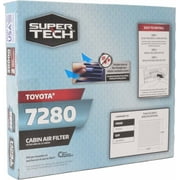 Super Tech Cabin Air Filter, 7280, Replacement Filter for Toyota, Mazda, Lexus