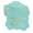Aqua Blue, variant on Inkdotpot Pack Of 100 Real Gold Foil Bracket Shape Paper Tags Hugs & Kisses From The New Wedding Favor Hang Tags